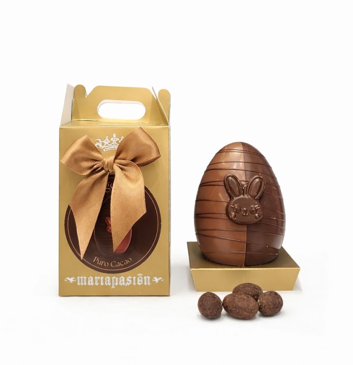 Huevo Pascua Mixto S Amargo 58 % / Leche 37% 