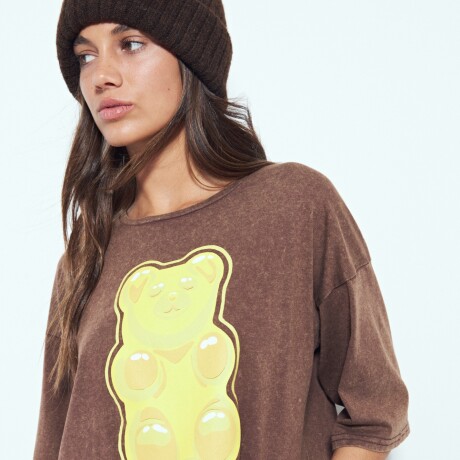 REMERA PEPEROMIA Chocolate