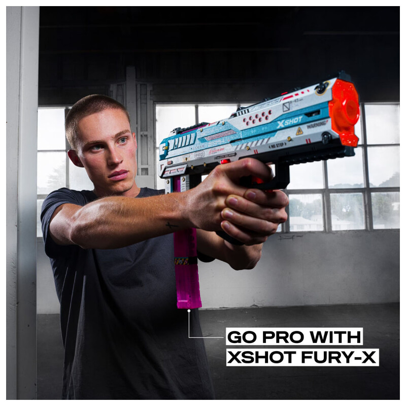 X Shot Pistola Pro Series Fury X 40 dardos X Shot Pistola Pro Series Fury X 40 dardos