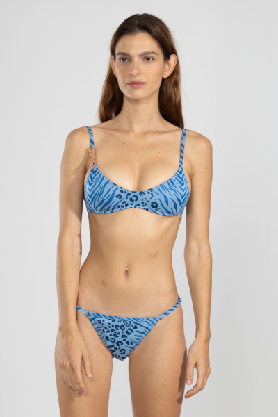 MARTI BOTTOM Feline Blue