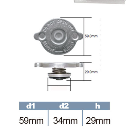 TAPON RADIADOR - BOCA A 0.80KGS. FIAT - TAPON RADIADOR - BOCA A 0.80KGS. FIAT -