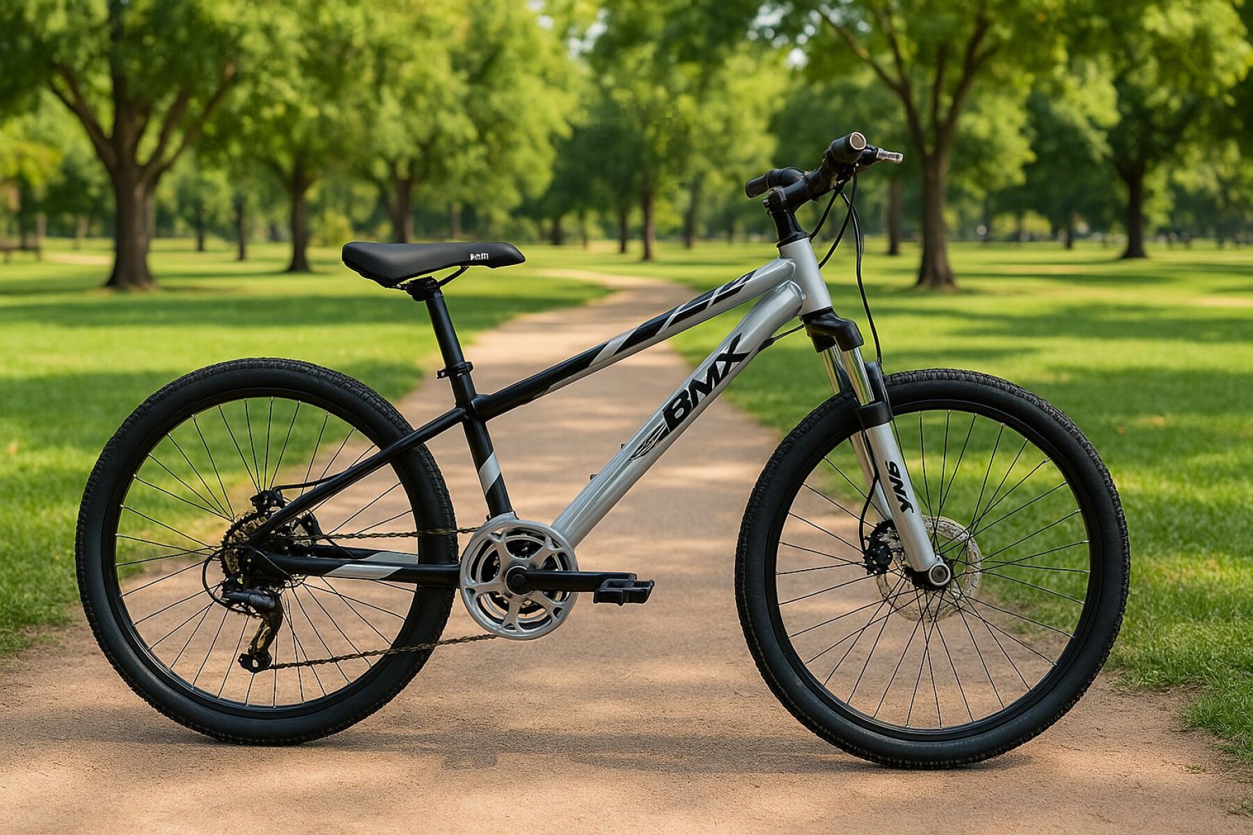 Bicicleta Rodado 24 Bmx - Gris 