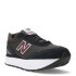 Championes de Mujer New Balance Life Style Mode Negro - Bordó