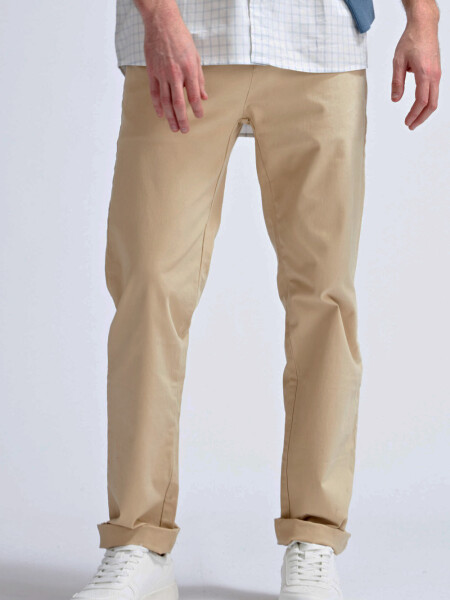 Pantalón chino Beige