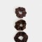 Skunzies Set por 3 Set De Scrunchies - Marron Chocolate
