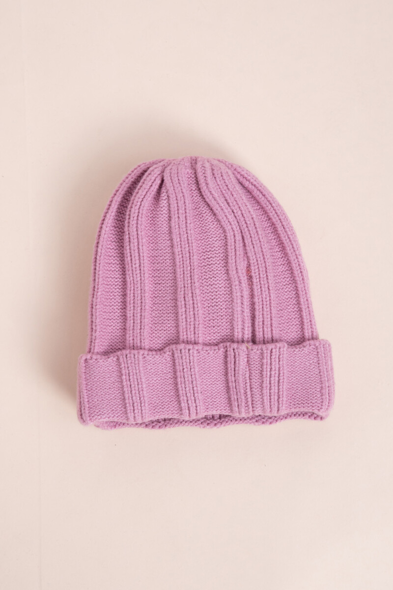 Gorro liso Rosa