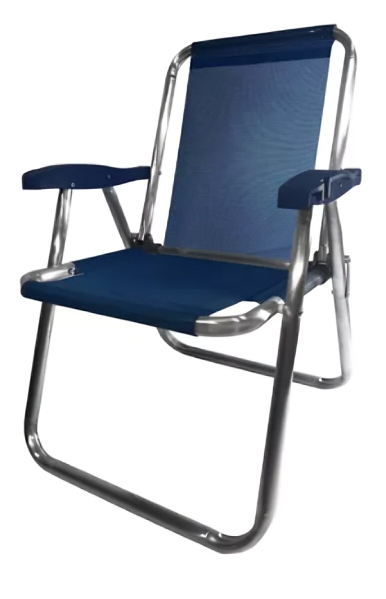 Silla Reposera de Playa Compacta | Aluminio | Plegable - Azul 