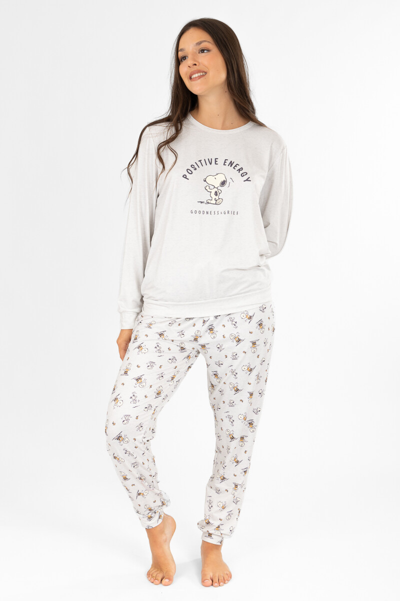 Pijama goodness & grief - Gris melange 
