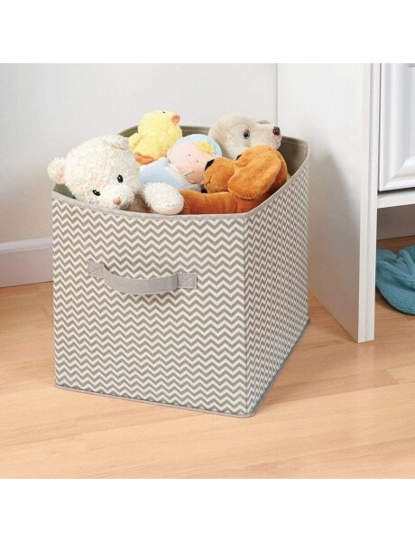 CAJA ORGANIZADORA TELA 31x34x33CM GRIS CAJA ORGANIZADORA TELA 31x34x33CM GRIS