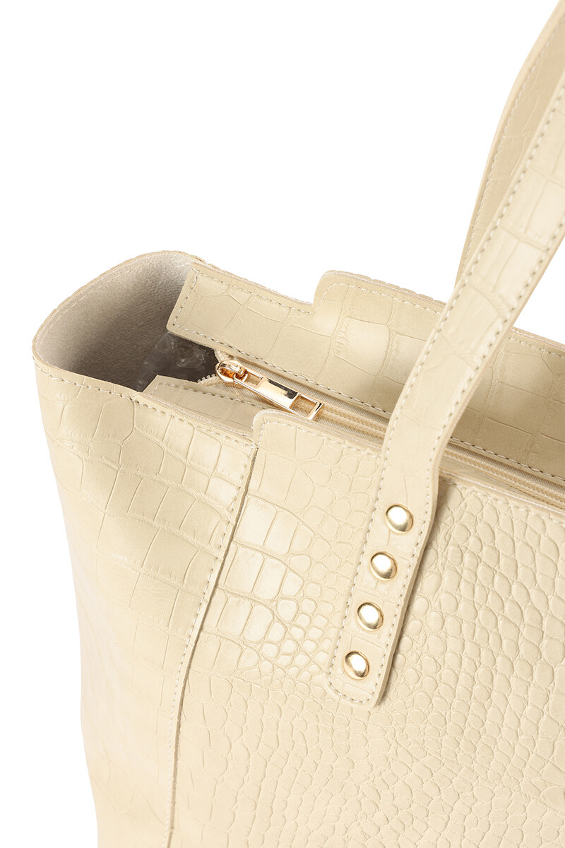 Cartera Origen Beige