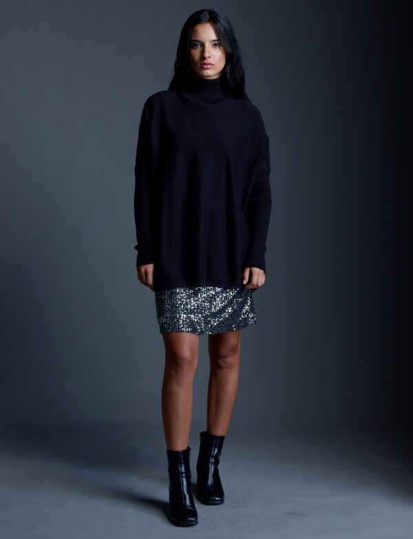 Polera Oversize NEGRO