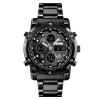 Reloj Skmei 1389BK para hombre en acero color negro Reloj Skmei 1389bk Para Hombre En Acero Color Negro