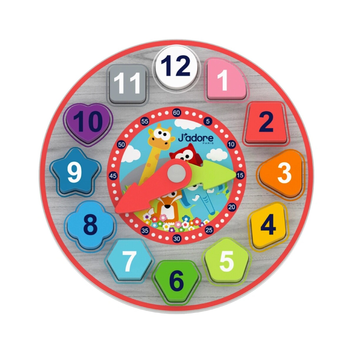 Juguete didáctico reloj de aprendizaje J'adore 