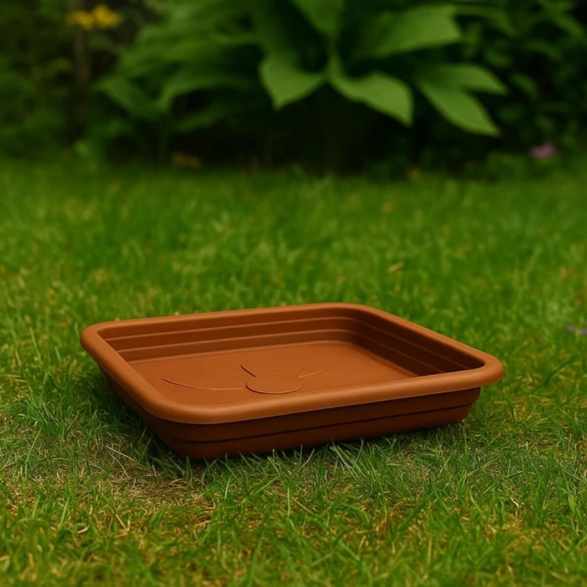 PLATO CUADRADO N2 TERRACOTA REF 0187 - TERRACOTA 
