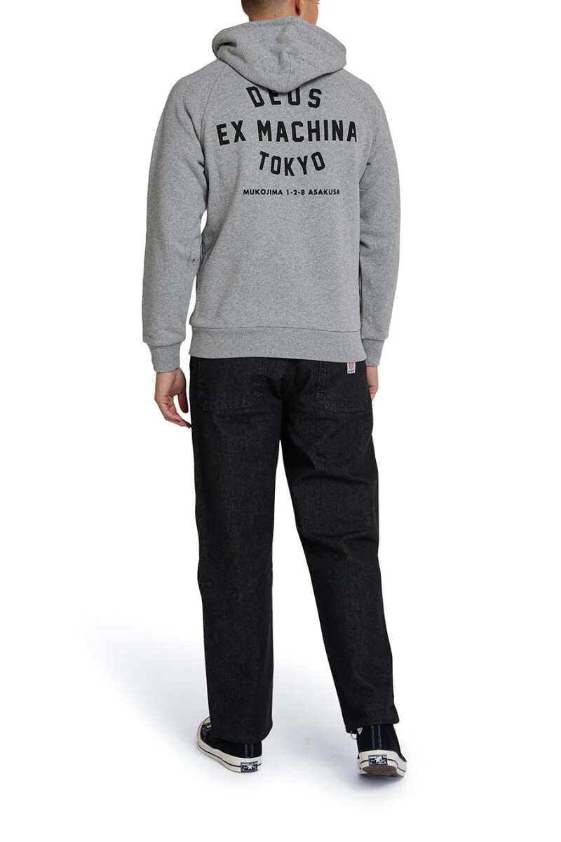 Tokyo Address Hoodie Grey Gris