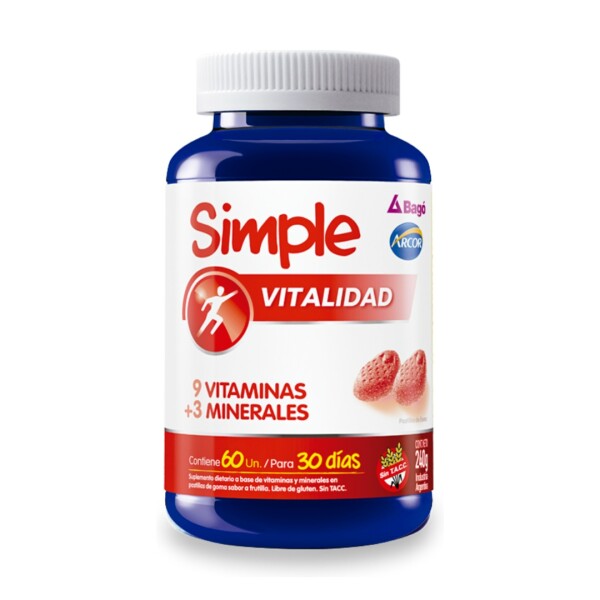 Simple Vitalidad 60 Pastillas De Goma Simple Vitalidad 60 Pastillas De Goma