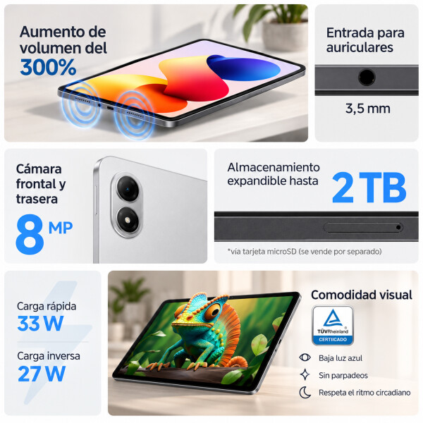 Tablet Xiaomi Redmi Pad 2 Pro 8/256 Gb 12,1" VIOLETA