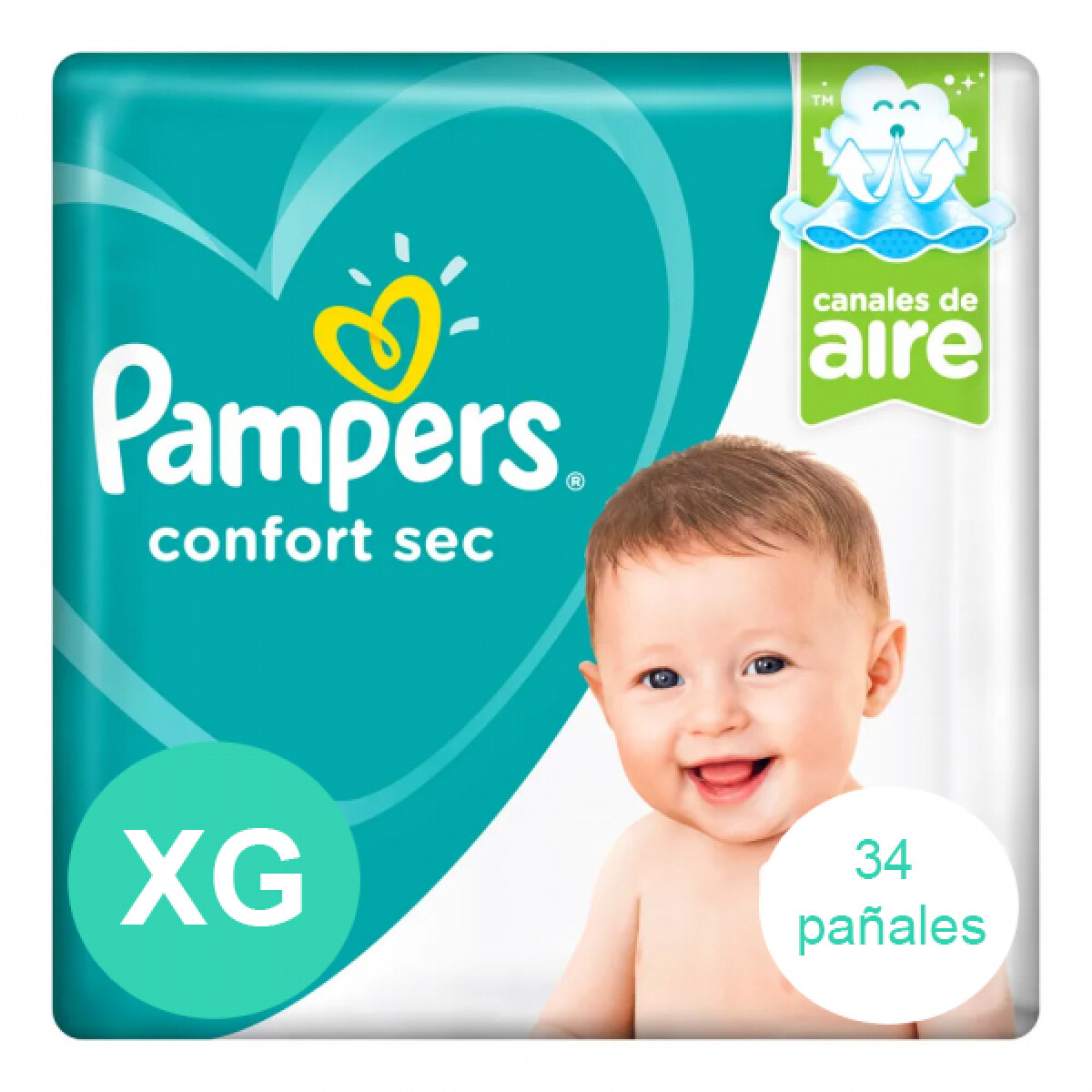 Pampers Confort Sec talle XG 