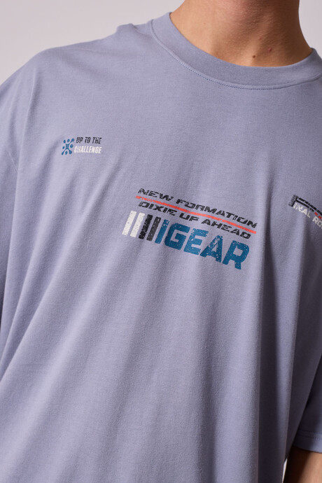 T-SHIRT RIFT DIXIE Gris Claro