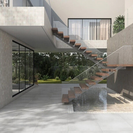 Porcelanato Gris Antideslizante 60X60Cm Pared Piso Exterior GAMAS DE GRIS