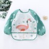 Babero con manga Little Ones flamenco verde