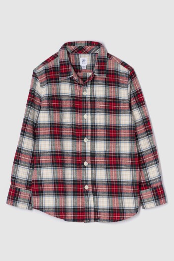 Camisa Flannel Niño Sp Tartan Plaid