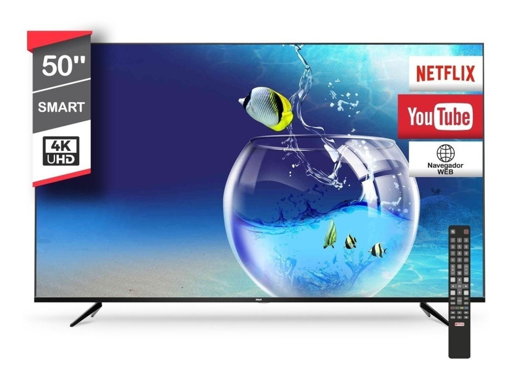 TELEVISOR NIC´S 50" ANDROID 4K SMART 