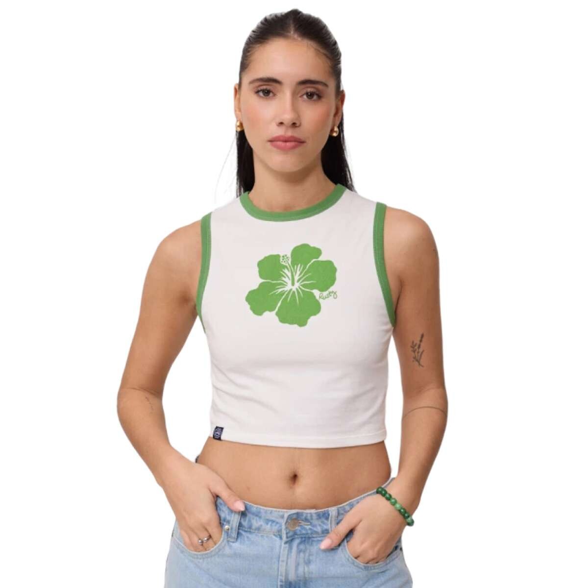 Musculosa Rusty Enika - Blanco 