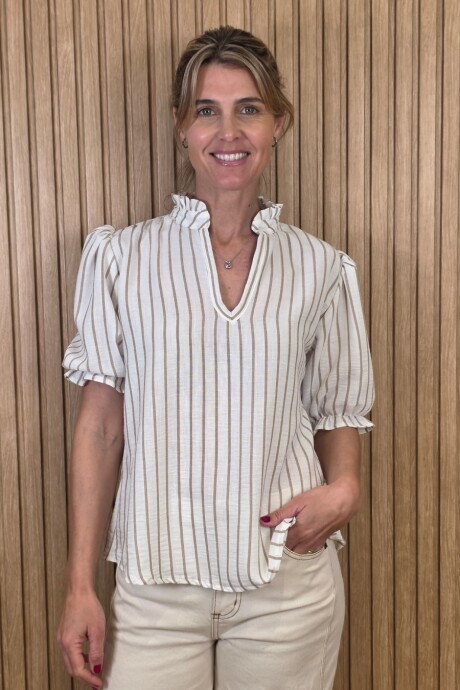 Blusa Danesa Raya Beige 3