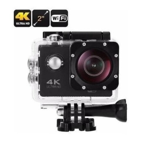 Camara Deporte Deportista Accion Ultra Hd 4k Con Wifi Color Variante Negro