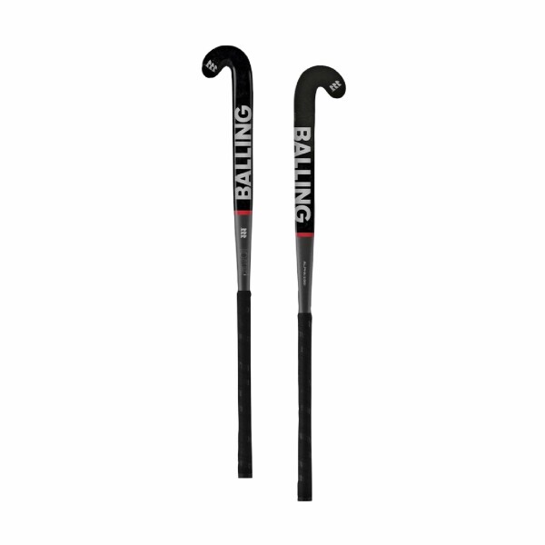 Palo De Hockey De Arco Bajo Balling Alpha 100 Xtreme Lowbow Groove Negro Y Gris