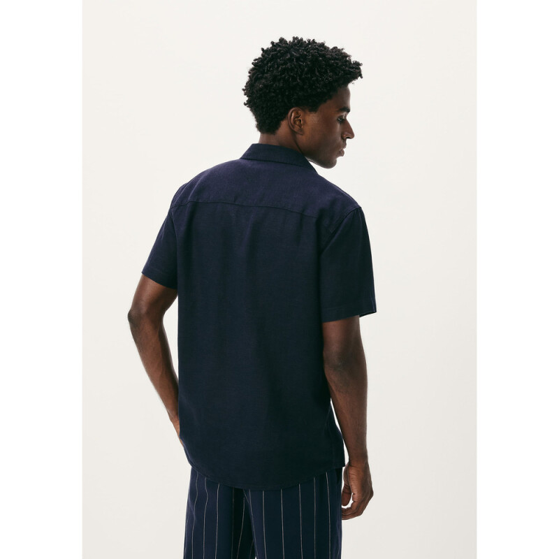 CAMISA MASC AZUL ESCURO
