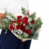 RAMO 12 ROSAS ROJAS