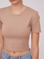 Remera Belga Beige Oscuro