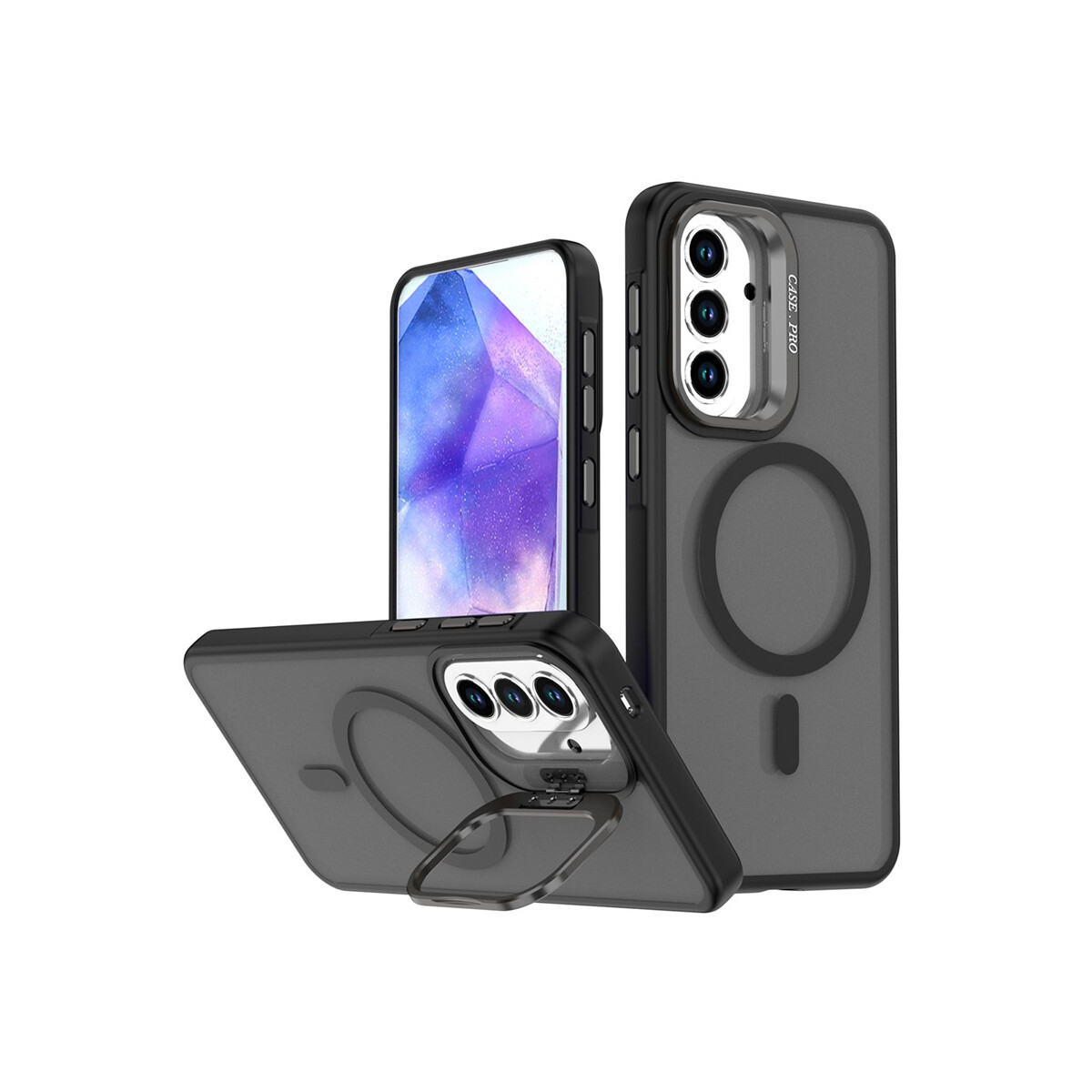 Protector para Samsung Galaxy A37 magnético color negro 