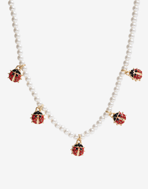 Collares Cortos Color Collares Cortos Lady Bug - Dorado