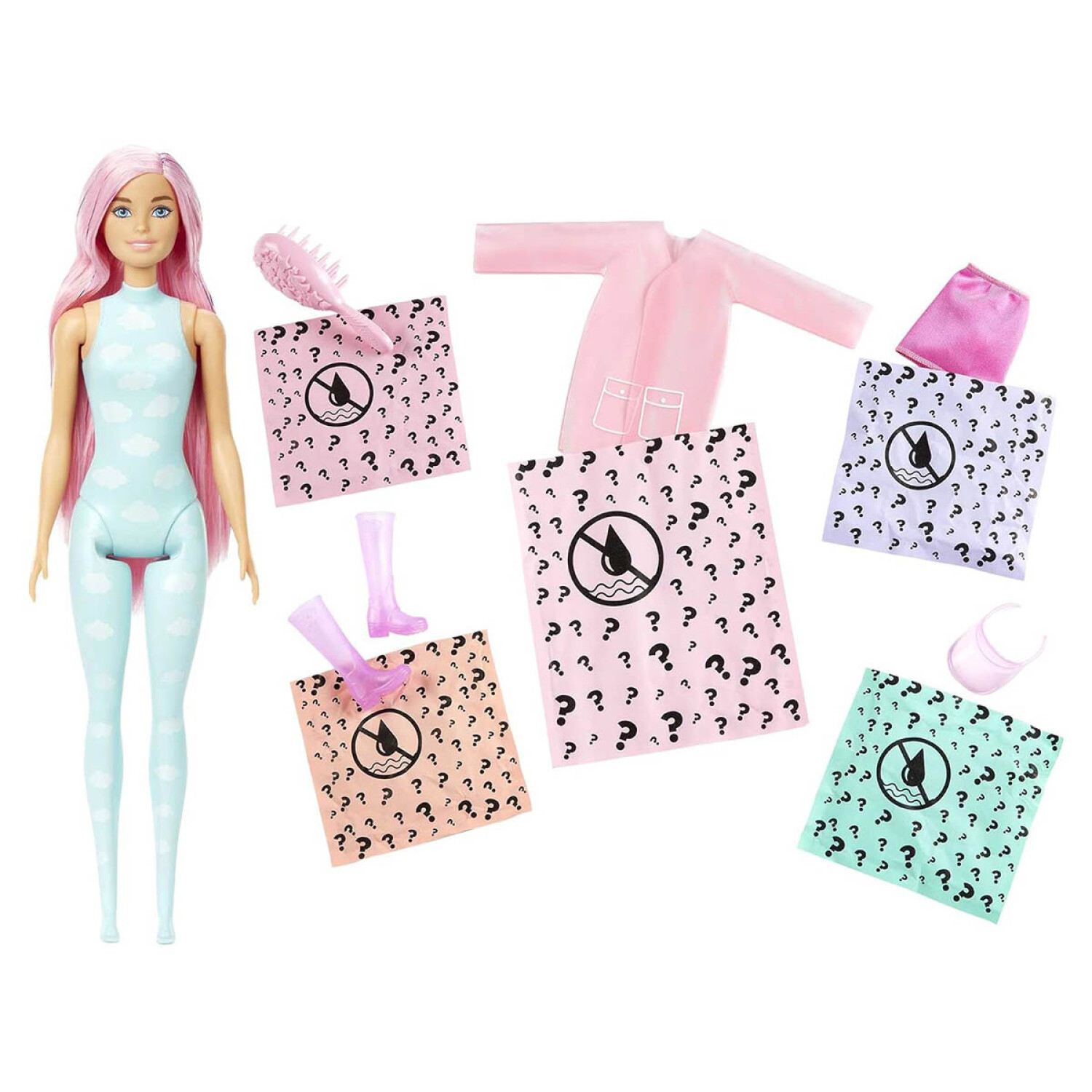 Mu eca Barbie Color Reveal Sorpresa C Accesorios 4 El Rey del
