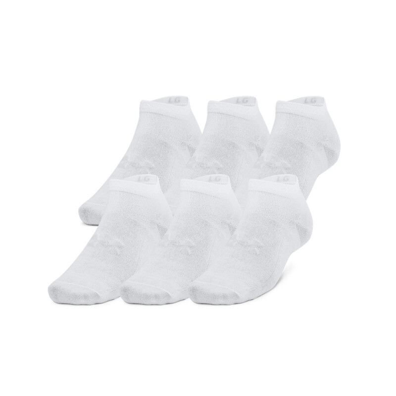 Unisex UA Essential 6pk Low-WHT WHT-100