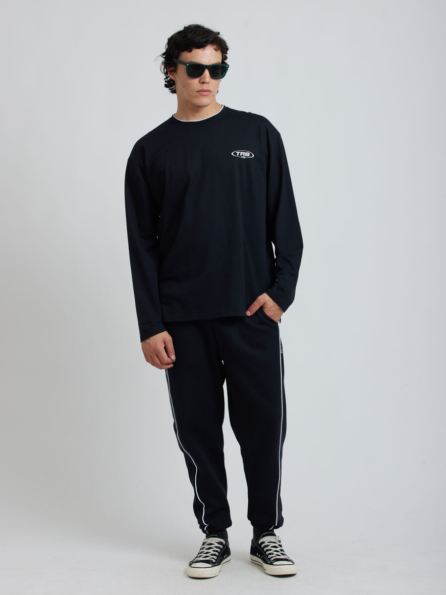 T-SHIRT M/L TRIBU DIXIE Negro