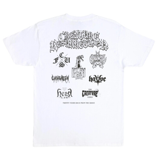 Remera Creature Resurrection - Blanco Remera Creature Resurrection - Blanco