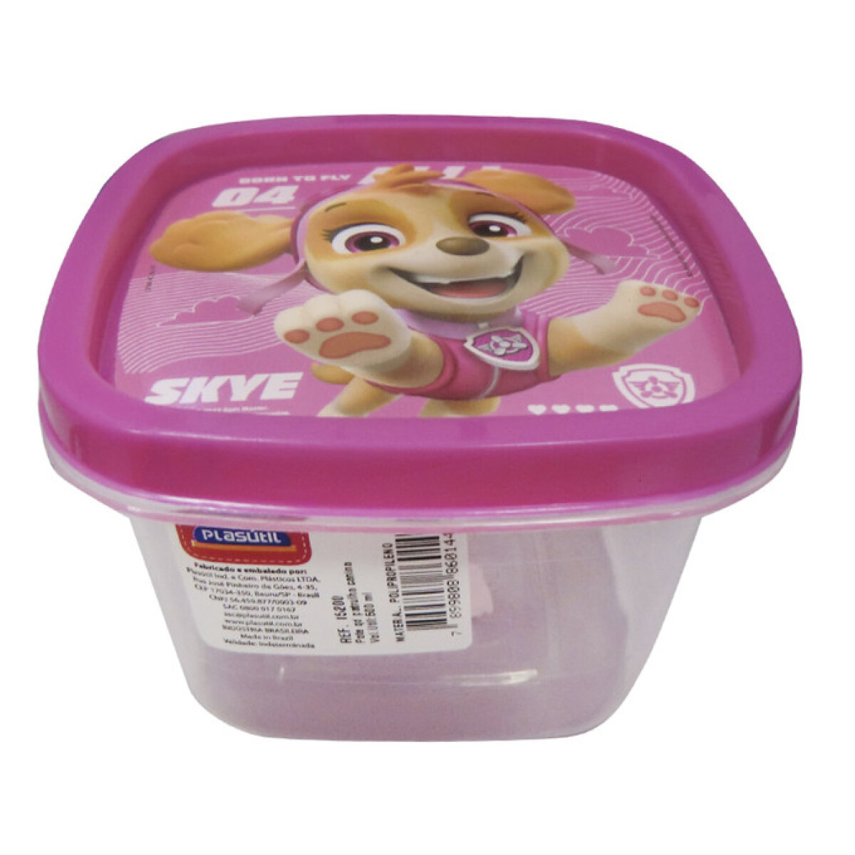 Tupper 500ml hermetico personajes - paw patrol sky 