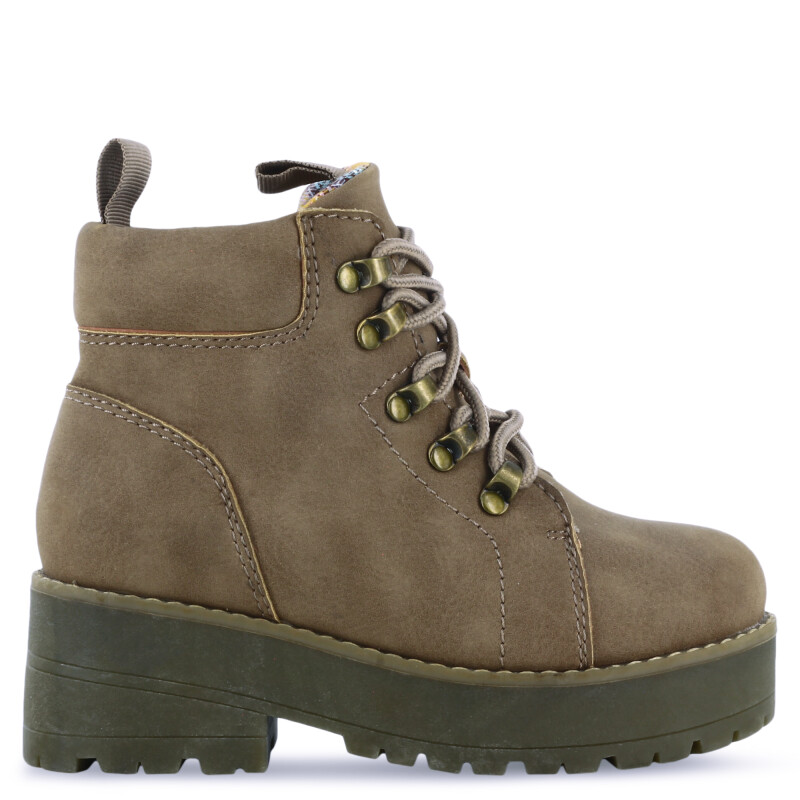 Botas de Niña MINI Miss Carol PITI acordonada Beige