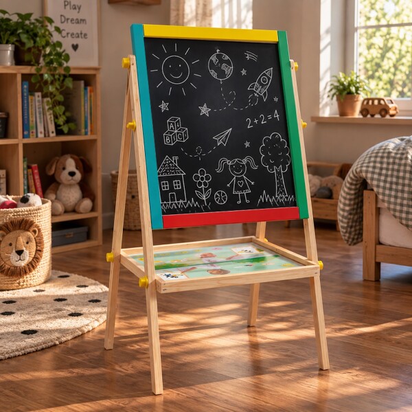 Pizarra Pizarron 2 En 1 Infantil Para Niños Tiza Marcadores Imantada Con Crayones y Marcador Imback Pizarra Pizarron 2 En 1 Infantil Para Niños Tiza Marcadores Imantada Con Crayones y Marcador Imback