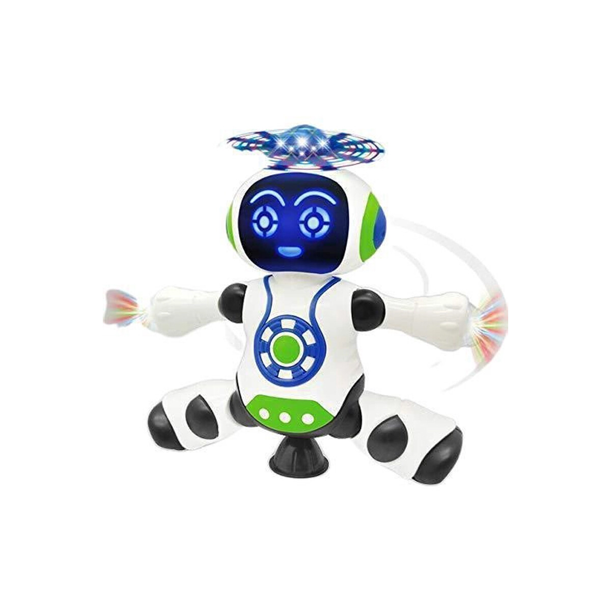 Robot con música y luces a pila 