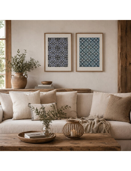 CUADRO CANVAS 30x40CM MAR/MADERA AZULEJO CELESTE 1 CUADRO CANVAS 30x40CM MAR/MADERA AZULEJO CELESTE 1