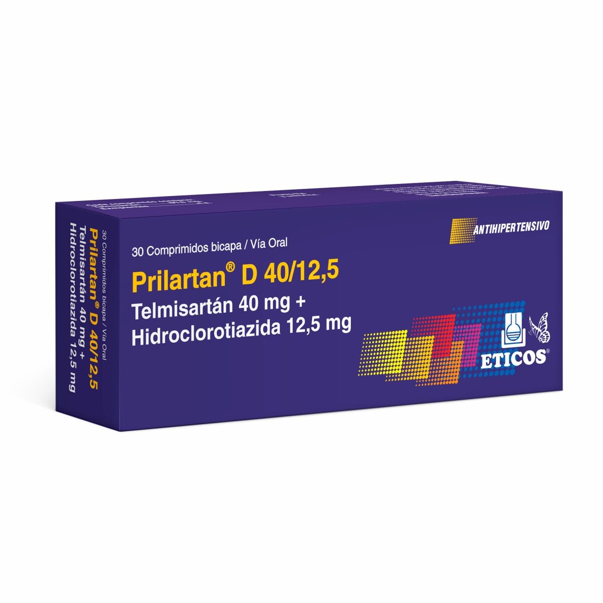 PRILARTAN D 40/12,5 MG CJ X 30 COMP. 