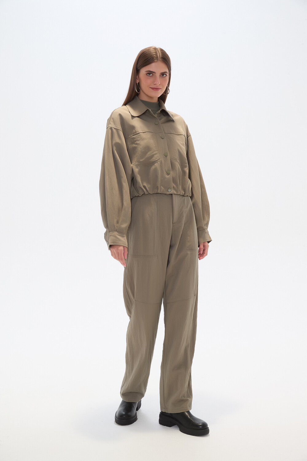 Campera Riuna Verde Oliva Claro