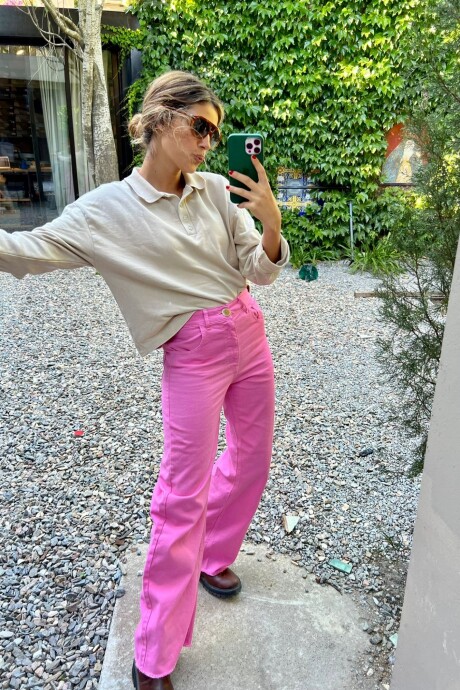 Colorful Jean Fucsia