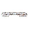 Brazalete Pune- Plata 925 rodinada-Piedra Luna-BR2020 conpiedra
