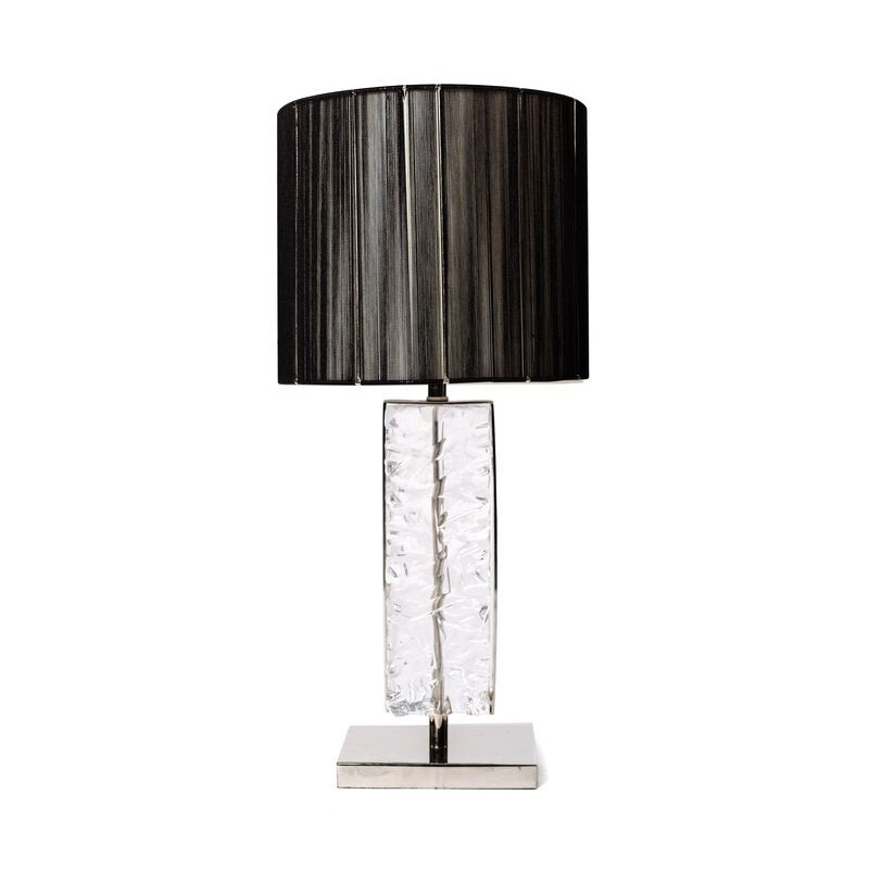 Lámpara Block pie acrílico y base metal-LAA11 Lámpara Block pie acrílico y base metal LAA11